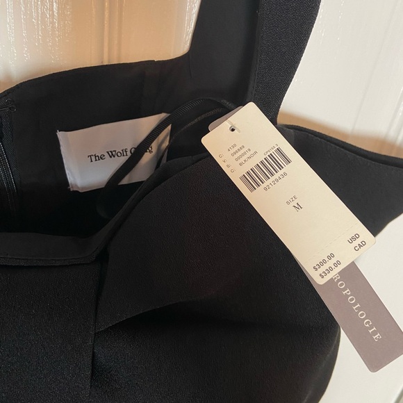 NWT The Wolf Gang Anthropologie MIDI Bow Gown - Picture 2 of 9